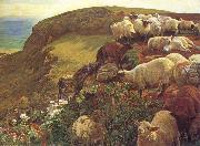 William Holman Hunt Our English Coasts oil painting